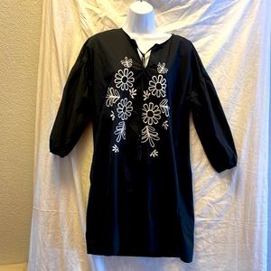 Jcrew cotton coverup dress